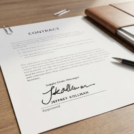 Medizinische Fachkraft Unterschrift | Personalisie Permastempel