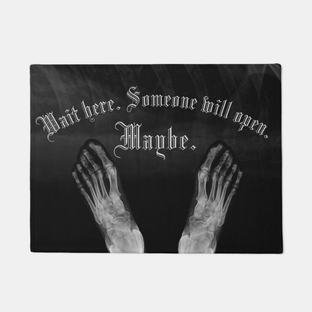 Medizinische Füße der Radiologie des Strahls X Fußmatte (Vorderseite)