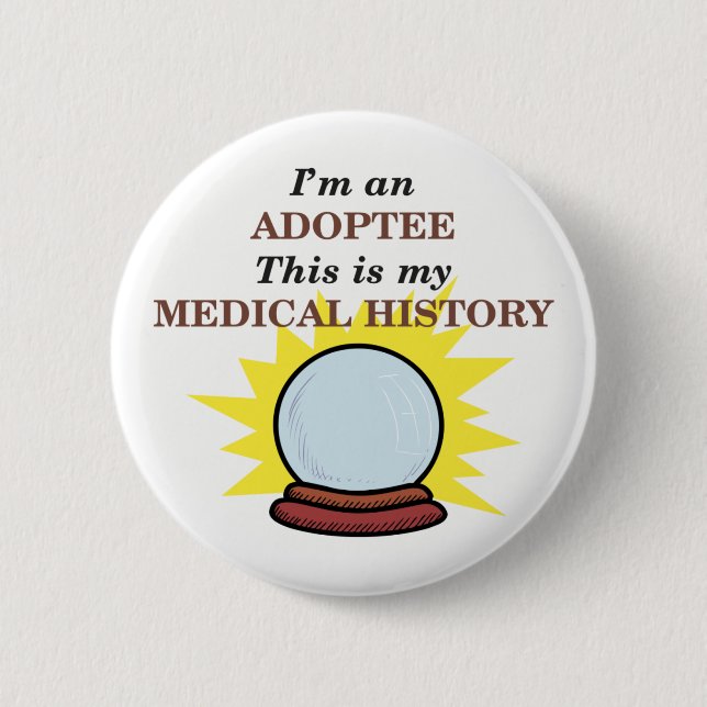 Medizinische Geschichte Button (Vorderseite)