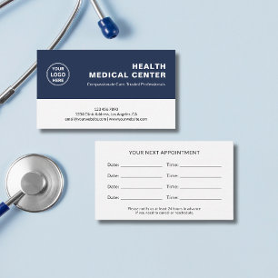 Medizinische Gesundheitsklinik Arzt Terminkarte