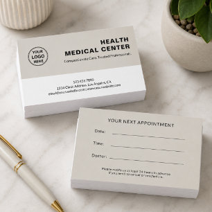 Medizinische Gesundheitsklinik Arzt Terminkarte