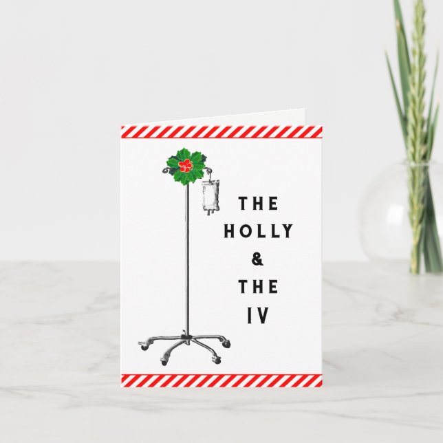 Medizinische Gesundheitsversorgung Feiertagskarte (Vorderseite)