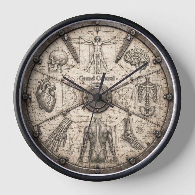 Medizinische Goth-Uhr Uhr (Vorderseite)