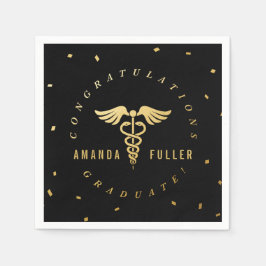 Medizinische Graduierungspartei Personalisiert Nap Serviette