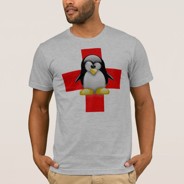 MEDIZINISCHE HILFE LINUXS TUX T-Shirt (Vorderseite)