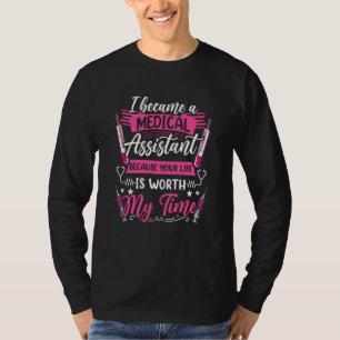 Medizinische Hilfsmittel für Pflegeberufe Zitat T-Shirt