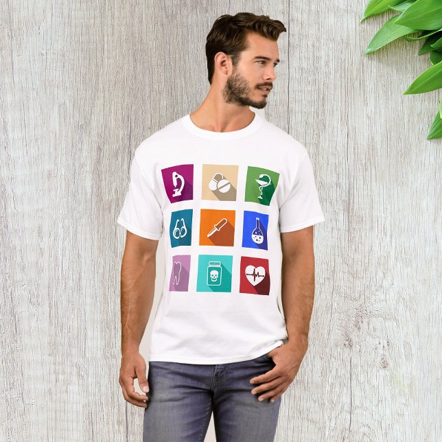 Medizinische Icons Mens T - Shirt (Von Creator hochgeladen)