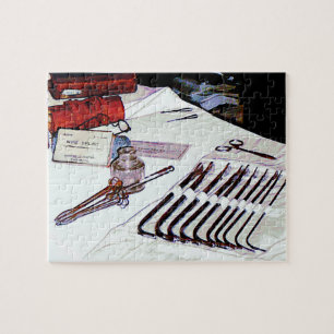 Medizinische Instrumente Puzzle