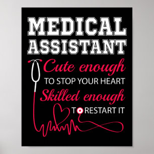 Medizinische Istant Niedliche Krankenschwester Sto Poster