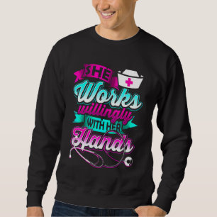 Medizinische Krankenpflege Niedlich Hübsch Sweatshirt