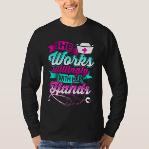 Medizinische Krankenpflege Niedlich Hübsch T-Shirt