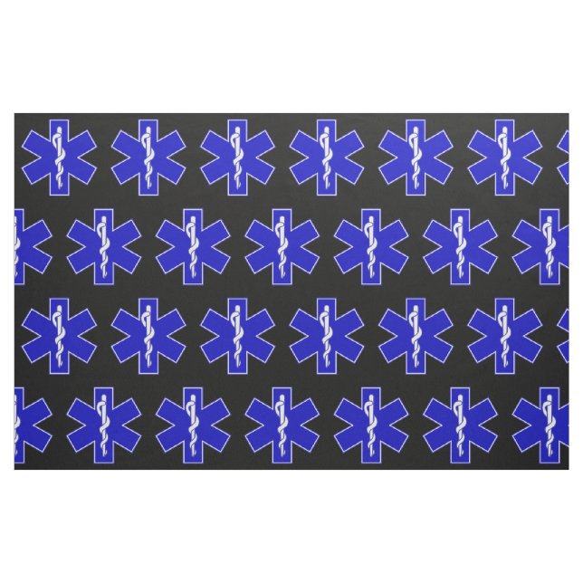 Medizinische Notfalltechniker EMT-Symbol Stoff (Fat Quarter (45,7 x 55,9 cm))