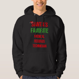 Medizinische Platten Techniker Funny Pajama Weihna Hoodie
