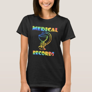 Medizinische Platten Tiedye Weltgesundheitstag T-Shirt