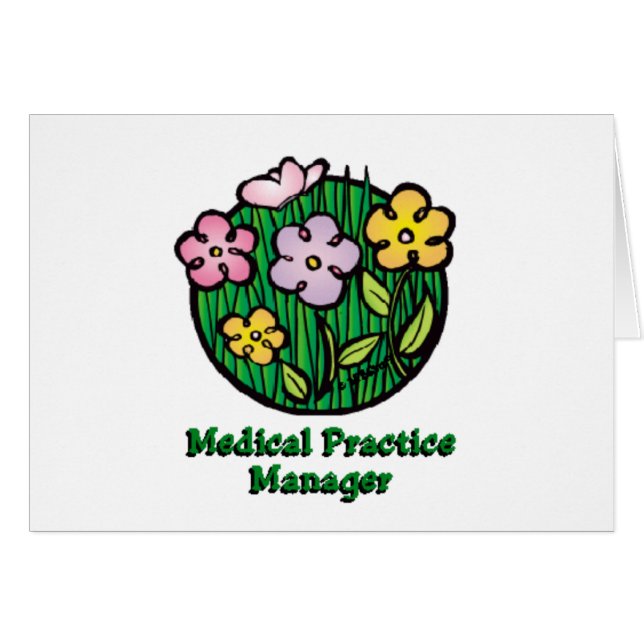 Medizinische Praxis-Manager-Blüte (Vorderseite (Horizontal))
