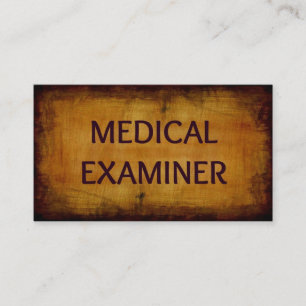 Medizinische Prüfungsgesellschaft Antike Visitenka Visitenkarte