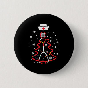 Medizinische RN NUrse, frohe Weihnachten Button