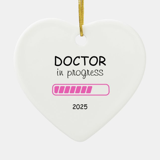 Medizinische Schule, Geschenke im Voraus, Doktor i Keramik Ornament (Vorne)