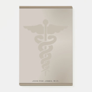 Medizinische Symbol-Post-Itanmerkung Post-it Klebezettel