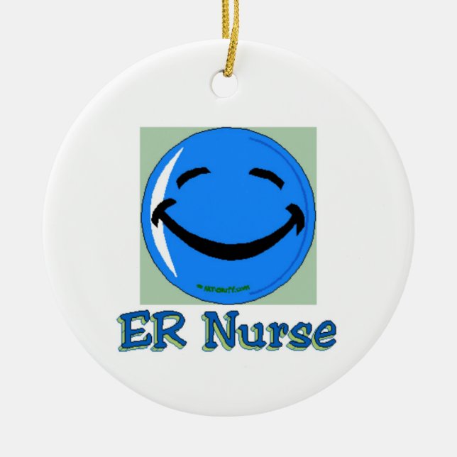 Medizinische Verzierung Krankenhaus HF Keramik Ornament (Vorne)