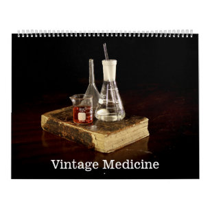 Medizinische Vintage Fotografien Kalender