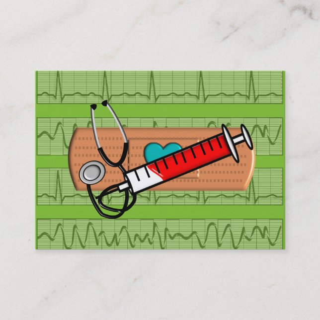 Medizinische Visitenkarten Big Bandaid Limon II Visitenkarte (Vorderseite)