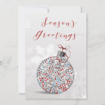 medizinische Weihnachtskarten