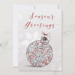 medizinische Weihnachtskarten Feiertagskarte