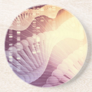 Medizinische Wissenschafts-und Biotech-Chemie-Gene Getränkeuntersetzer