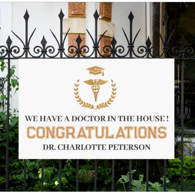 Medizinischer Abschluss der einzigartigen Ärztesch Banner (Von Creator hochgeladen)