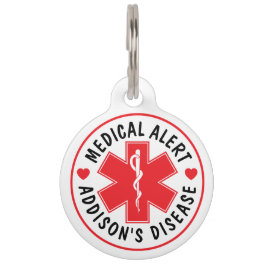 Medizinischer Alarm Addison-Krankheit Haustier-Anh Haustiermarke