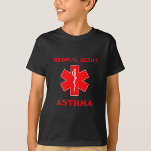 Medizinischer Alarm Asthma  T-Shirt