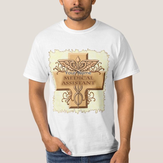Medizinischer Assistent Caduceus T-Shirt (Vorderseite)
