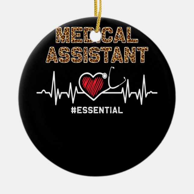 Medizinischer Assistent #Essential Stethoscope Hea Keramik Ornament (Vorne)