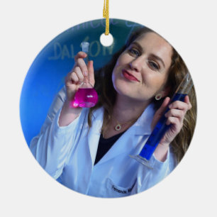 Medizinischer Assistent für personalisiertes Foto Keramik Ornament