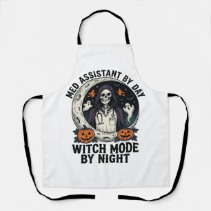 Medizinischer Assistent Halloween Hexe Vintage Gra Schürze