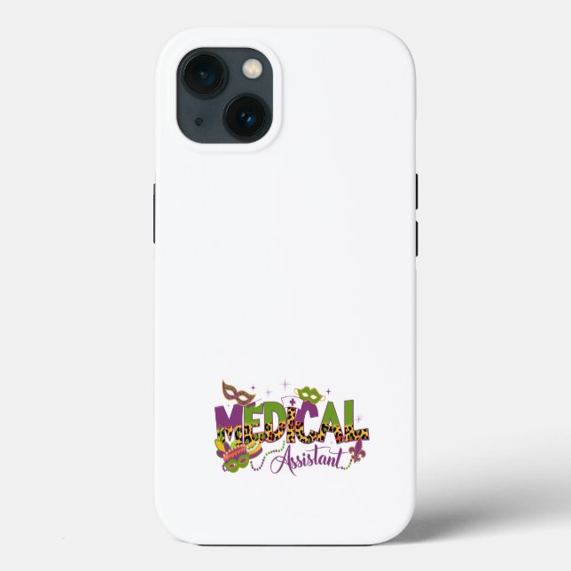 Medizinischer Assistent - Mardi Gras Case-Mate iPhone Hülle (Rückseite)