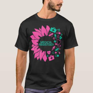 Medizinischer Assistent Sonnenblumen NURSE WEEK 20 T-Shirt