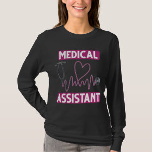 Medizinischer Assistent Stethoskop Krankenschweste T-Shirt