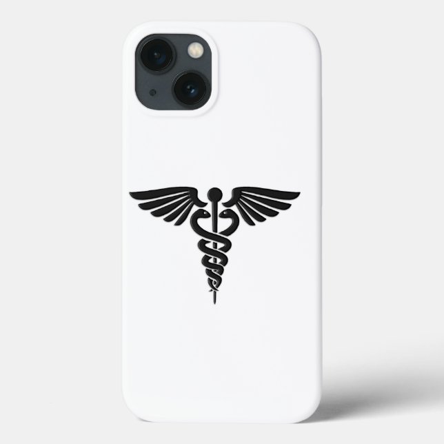 Medizinischer Caduceus Case-Mate iPhone Hülle (Rückseite)