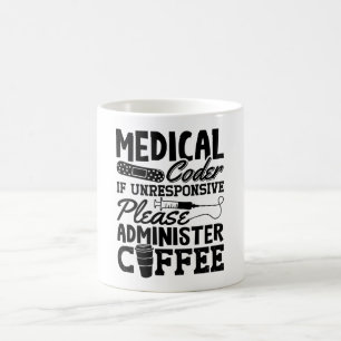 Medizinischer Coder Coffee Assistant ICD Coding Ge Kaffeetasse