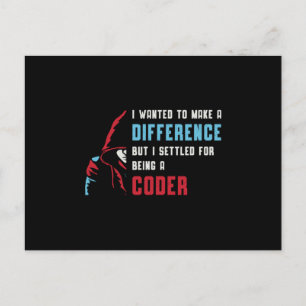 Medizinischer Coder ist ein ICD-Coder-Geschenk Postkarte
