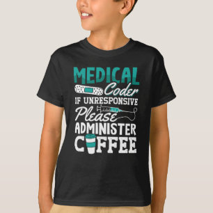 Medizinischer Coder-Kaffeekocher für ICD-Coding T-Shirt