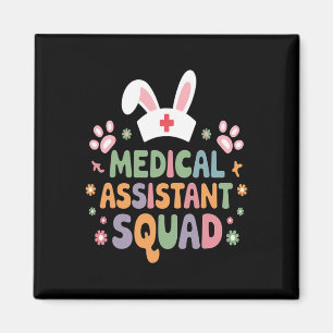 Medizinischer Istant Squad Osterfest Bunny Eggs Fu Magnet