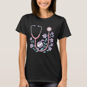medizinischer Job Gesundheitswesen Krankenhaus EKG T-Shirt