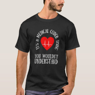 Medizinischer Kodierer kodiert VA-Krankenschwester T-Shirt