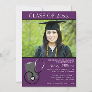 Medizinischer Krankenpflege-Schullila Einladung