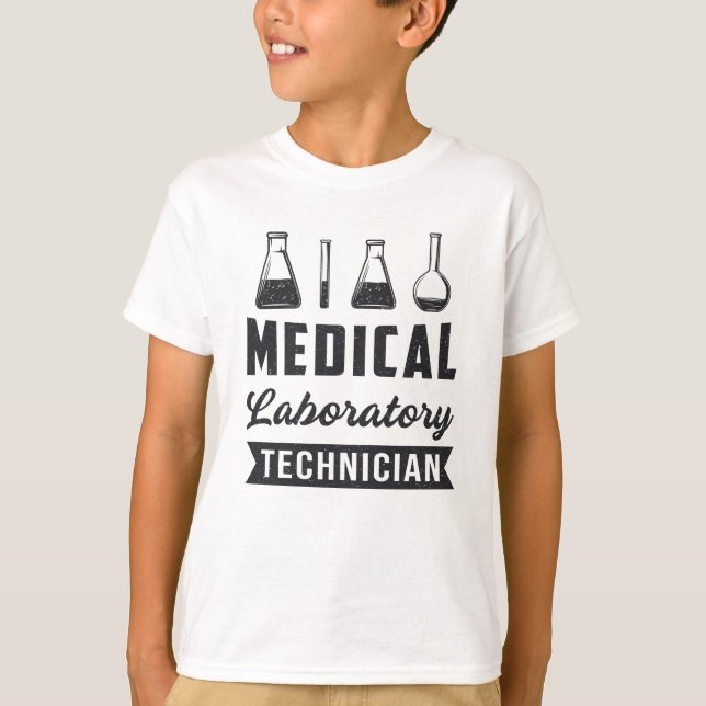 Medizinischer Labortechniker Funny Labrador Tech G T-Shirt (Vorderseite)