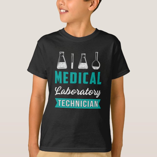 Medizinischer Labortechniker Wissenschaftlicher La T-Shirt (Vorderseite)