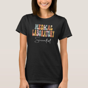Medizinischer Laborwissenschaftler Groovy Vintage T-Shirt
